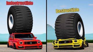 Indestructible vs Destructible Cars #2 - Beamng drive