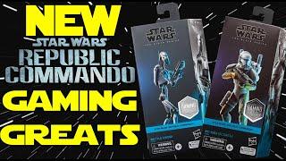 NEW Star Wars Black Series SCORCH & Battle Droid (REPUBLIC COMMANDO) Gaming Greats Figure Review