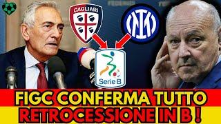 GRAVINA E LA FIGC CONFERMANO TUTTO IN CONFERENZA STAMPA: RETROCESSIONE IN SERIE B!