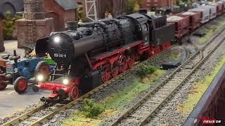 Große Modellbahn in Spur G der LGB Freunde Niederrhein - Eisenbahn Lipper Modellbautage