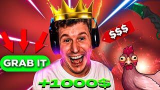 HUGE $1000 PROFIT IN 15 SECONDS ON CSGO CRASH!!! CSGOCOCK PROMO CODE 2022