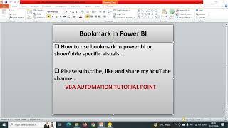 #bookmark in power bi# show/hide visuals or pages in power bi # button in power bi #