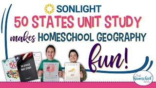 Sonlight's 50 States Unit Study Makes Homeschool Geography FUN!