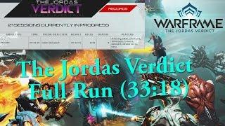 Warframe | The Jordas Verdict (Raid/Trials) Full Run (33:18)