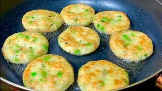 Potato cakes are so delicious this way, crispy on the outside, tender on the inside, soft, glutinous