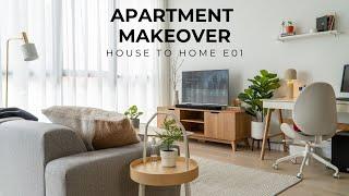 Small Apartment Makeover - Warm, Scandi-Style Home For A Registered Nurse | House To Home E01