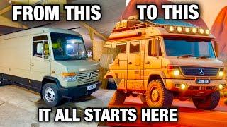 Overland Mercedes Vario Camper van Conversion Build Starts here