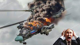 1 minute ago! The US uses an AH-64D to destroy a Russian KA-52