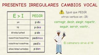 Aprender español: Presentes irregulares II - cambios vocales (nivel básico)