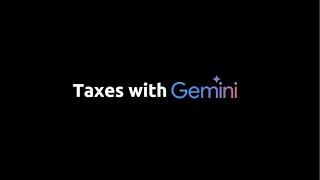 Taxes with Gemini | Gemini API Developer Competition | #buildwithgemini