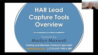 HAR Lead Capture Tools Overview Webinar