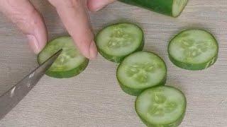 Salad Decoration| Cucumber Art| Cucumber Tutorial