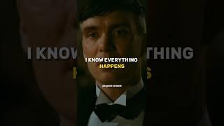 I KNOW EVERYTHING HAPPENS ~ Thomas shelby ~ Attitude status~ Peaky blinders whatsApp status