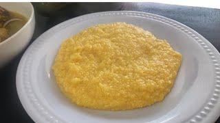 How to make a plain Haitian style Cornmeal (Mayi Moulin)