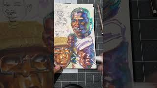 Ohuhu Marker Portrait |#shorts