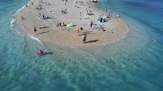 Standing at the edge of Golden Horn beach.. Split, Croatia