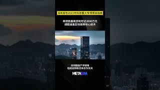 深圳科创委发布2023年科技重大专项第二批项目申请指南 ，鼓励产学研用合作攻关，资助单个项目最高不超过3000万元。专项覆盖网络通信、区块链、人工智能等领域。 #metaera #shorts