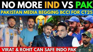 No More IND vs PAK in CT25?| Pak Public Crying for India