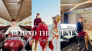 BEHIND THE SCENES | Qatar Airways Cabin Crew