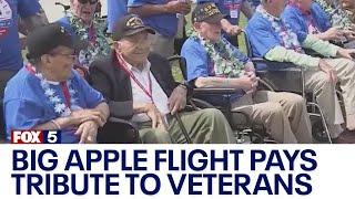 Big Apple flight pays tribute to veterans with trip to DC