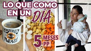 Lo Que Como en un Día Posparto I recetas simples y nutritivas!