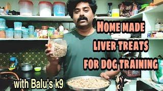 Liver treats for dog training-Making Home made liver treats with Balu's k9.#subscribe #support 
