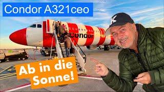 Flug | Mit Condor zurück nach Gran Canaria | Airbus A321ceo