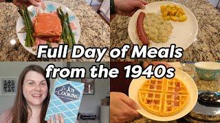 FULL DAY OF MEALS from the 1940s ️ Joy of Cooking recipes from 1943