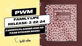 Adulting Planner + Family Life Basics Flipthrough- Releases 3.22.24