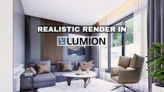 3 Steps for a REALISTIC INTERIOR Render in Lumion