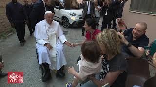 El Papa visita la periferia occidental de Roma, para la tercera cita de la «Escuela de oración».