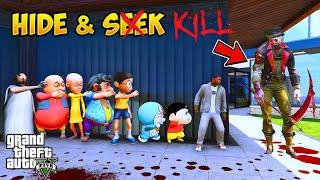 Shinchan and Franklin Try to Escape Blood Drink Vampire in GTA 5