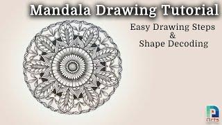 Unlocking Mandalas: Easy Drawing Steps & Shape Decoding ~    MandalaNPA093
