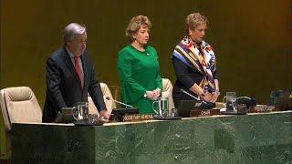 Honoring the Victims of the Plane Crash in Ethiopia - UN Moment of Silence