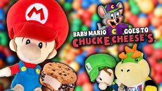 Baby Mario Goes To Chuck E. Cheese!