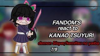 FANDOM'S react to KANAO TSUYURI [7/8]