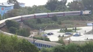 Tren matinal plecand din Eforie Nord spre Mangalia