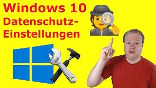 Windows 10: Datenschutz (Anleitung / Tutorial deutsch)