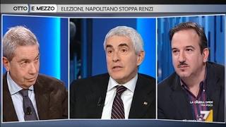 Casini  a Otto e Mezzo con Padellaro e Telese