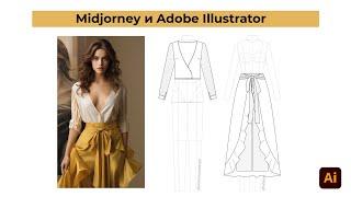 Midjorney и Adobe Illustrator - используем нейросети в дизайне одежды