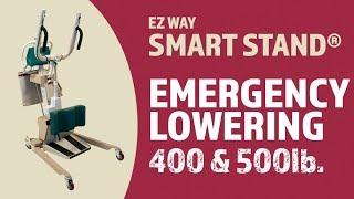 EZ Way Smart Stand® Usage: Emergency Lowering of the 400 and 500 lb. Stands