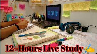 Study With Me Live Session For Neet-Jee-Upsc-Boardexam |POMODORO MOTIVATION|RAIN SOUND #study #live