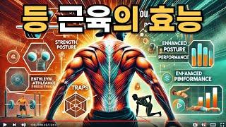 등 근육 (광배근 및 승모근)의 놀라운 효능 10가지