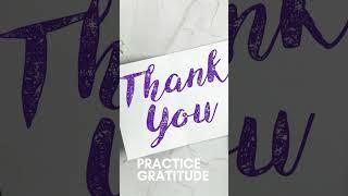 Daily Habit Series: Practice Gratitude  #Shorts