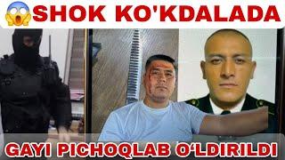 SHOK KO’KDALADA GAYI PICHOQLAB O’LDIRILDI