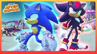 The Most Ultimate Sonic vs Shadow Showdowns!  Sonic Prime | Netflix After School