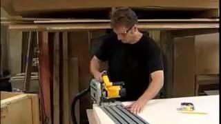 DEWALT Track Saw  Cutting Plywood