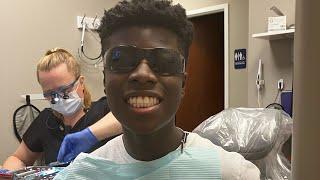 Kid Clean Teeth At Dentist (Original)