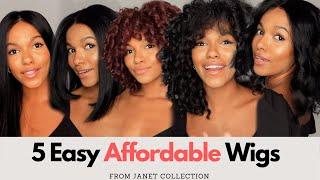 5 Affordable Synthetic Wigs  | Janet Collection | Kamrin White