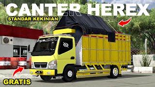 STANDAR MBOIS || SHARE MOD TRUCK CANTER HEREX STYLE LIVERY COSTUM || LIVERY MOD BUSSID TERBARU